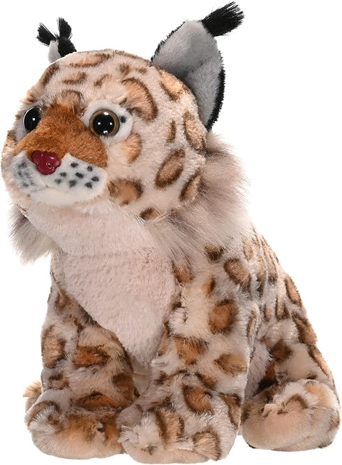 Wild Republic Bobcat Plush - Stuffed Animal Toy - Cuddlekins 12 Inches - Gifts for Kids
