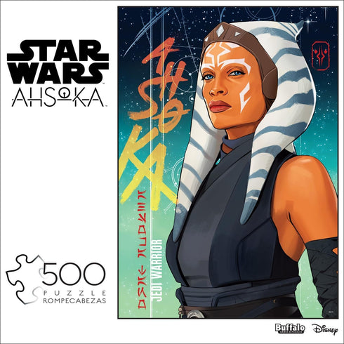 Buffalo Games - Star Wars - Jedi Warrior - 500 Piece Jigsaw Puzzle for Adults Challenging Puzzle Perfect for Game Nights - Finished Puzzle Size is 21.25 x 15.00