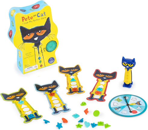 Pete The Cat I Love My Buttons Board Game by Educational Insights for Toddlers & Preschoolers