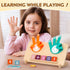 Preschool Learning Toys for Toddlers 2-4, Educational Math Manipulatives Number Counting Blocks, Montessori Gifts