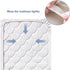 Feisaibaoly Pack 39"27"5" Waterproof and Play Sheet Quilted, Small Baby Mattress Cover - Knitted Fabric Soft