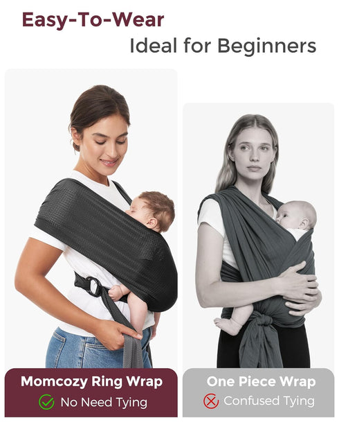 Momcozy Summer 8-35 lbs Summer, Swimming, Baby Carrier AirMesh - The Perfect Water Sling for Newborns to Toddler