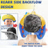 Baby Shower Cap Shield, Visor Hat for Eye and Ear Protection, Cute Dinosaur Shape for Kids, Yellow