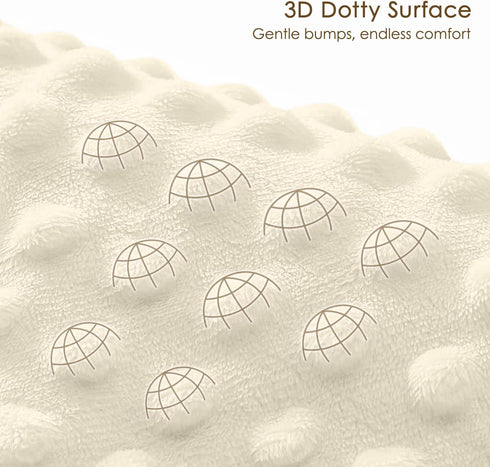 30x40 inches, Floral Baby Blankets for Girls, Soft Nursery Minky Blankets with Muslin and Dotted Fleece Back Receiving