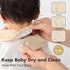 COMFYROLL 8 Pack Drool Bibs for Baby Girls & Boys, Baby Muslin Bibs for Drooling and Teething with Hidden Pocket, Soft