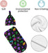 DTYYFBSN Personality Mushroom Newborn Swaddling Blanket Beanie Hat Funny Blanket Sleeping Bag New Born Sleep Sacks