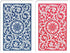 Copag 1546 Design Playing Cards, 100% Plastic, Bridge Size (Narrow) Red/Blue, Jumbo Index, 1 Set