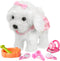 OR OR TU Walking Barking Toy Dog with Remote Control Leash, Plush