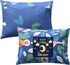 Gina Era Ergonomic Toddler Pillowcase,(2 Pack) 100% Cotton Pillowscase, Size:14 * 19