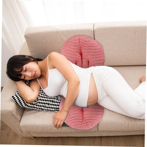 TOYANDONA U-Shaped Pregnancy Pillow Multifunctional Maternity Support Cushion Soft Comfortable Rest Pillow for Pregnant