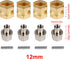 INJORA RC Hex Hub 12mm Brass Wheels, Hex Hub Extension Adapter for 1/10 RC Crawler Axial SCX10 D90