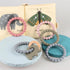 Baby Teether Rings, 100% Silicone Bracelets for 3m+ Babies, BPA Free & Phthalate Free - Includes 4 Neutral Rings