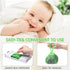 Honoson 1200 Count Baby Disposable Diaper Bags Scented Diaper Sacks with Tie Handle Disposal Baby Poop Trash Bags Waste