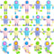 20 Pcs Funny Sensory Fidget Toys,Transformable Chain Robot Finger Toy,Stress Relief Fingertip