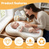 6 Pcs Changing Pad Liner, Compatible with Keekaroo Peanut Changer, Quilted Thicker Non-Slip Reusable Machine Washable