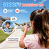 HEWEIMEI 3-12 Video Walkie Talkies for Kids, Rechargeable Kids Walkie Talkies with Screen Display & Voice Changer