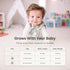 2.5 0-6 Baby Deedee Sleep Nest Teddy - Baby Sleep Sack TOG Months, Warm Sherpa Faux Fur & Cotton Lined Sleeping Bag