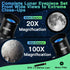 Luzsco 50mm 100x 2 6-12, Telescope for Kids Magnification Beginner Telescopio with Tripod, Eyepieces & Finder Scope
