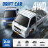 Cayrzeth 1/24 2.4GHz 20KM/H 4WD RC Drift Car, Remote Control Car, High Speed RC Truck,Drifting TiresTwo Batteries