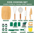 17 Set Set PCS Kids Knife for Real Cooking, Montessori Kitchen Tools for Toddlers, Cooking and Baking for Kids Little