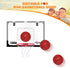 3 Pack 6" Mini Basketballs for Kids, PVC Mini Toy Basketball for Indoor and Outdoor Basketball Hoops
