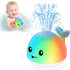 Baby Bath Toys, Light Up Whale Bath Toy Sprinkler for Babies 6-12-18