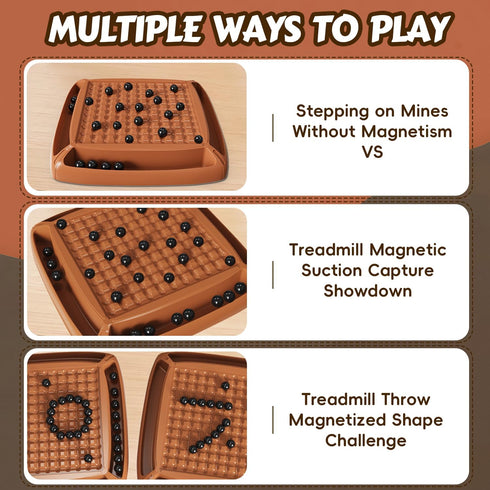 Magnetic Chess Game Set with 28 Pcs Magnetic Pieces for Family Game Night, 2-4 Players