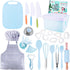 JOY TOWN JoyTown Kids Cooking and Baking Set with Storage Case Real Cooking Supplies