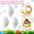 18 PCS Wooden Fake Chicken Eggs,White Wood Nest Egg Faux Egg for Crafts,Nesting Box,Easter,DIY, Help Hens Lay Eggs