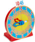 Melissa & Doug Turn & Tell Wooden Clock - Educational Toy with 12+ Reversible Time Cards