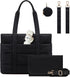 LOVEVOOK Diaper Bag Tote, 15.6inch Puffer Baby Diaper Bag Waterproof Travel Diaper