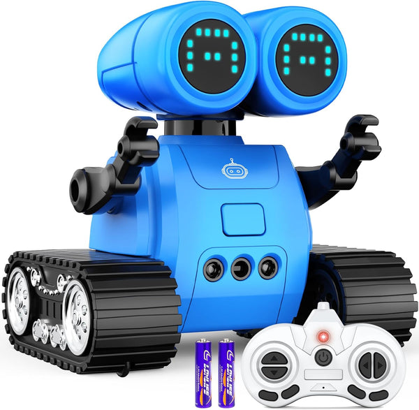 Hamourd Robot Toys for Boys and Girls, Emo Robot with Walkie-Talkie, Gesture Sensing, Programming Motion, Music