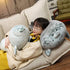 Cute Blob Seal Pillow - Chubby White Seal Plush Hug Pillow, Soft Stuffed Animal Toy (24")