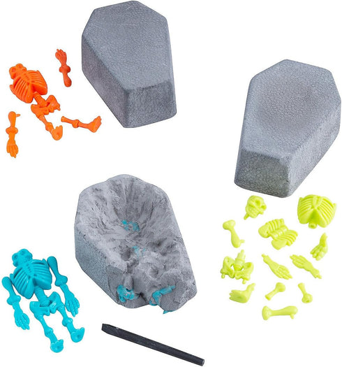 Fun Express Dig It Up! Halloween Skeleton Coffins, 6 Pieces