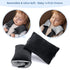 COOLBEBE Car Seat Straps Shoulder Pads for Baby Kids, Soft Seat Belt Covers for All Car Seats (Black/Grey)
