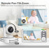 HelloBaby 4.3'' 30 8 1000ft Video Baby Monitor with Hours Battery, Remote Pan-Tilt-Zoom Baby Monitor No WiFi, Baby
