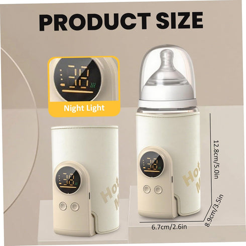 Generic Bottle Warmer for Travel Fast Heating & Precise Temperature Control Baby Bottle Warmer with LCD Display