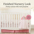 4 Set EVERYDAY KIDS Precious Moments Noahs Ark Pc Crib Bedding for Girls Nursery Includes Baby Bed Quilt, Fitted Sheet