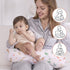 Little Grape Land Nursing Pillow for Breastfeeding, Ergonomic Feeding Pillow with Removable Cover, Baby Feeding Pillow