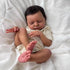 GYCV 19 Inch 3+ Lifelike Reborn Baby Dolls Black - Realistic Newborn Doll Dark Skin Weighed Soft Body African American
