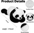 5lb 24in Wepop Weighted Stuffed Animals, Big Panda Plush, Cute Soft Plushie Pillows for Adults Boys Girls