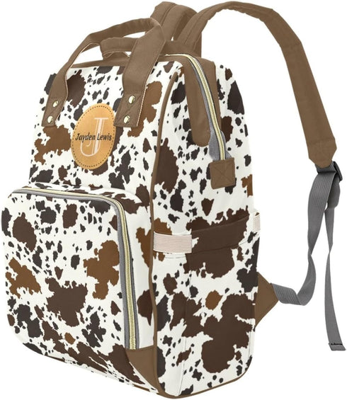 Workvalor Backpack Mommy Daypack, Personalized Baby Diaper Bag for Women, Custom Name Nursing Diaper Bag for Girls