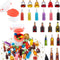 21 Pieces Miniature Bottles, 1 Piece Mini Toilet Cake Topper, Dollhouse Cake Miniature Funny Toy Set for Party