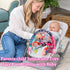 BATOHO 0-3 0-6 Crib Mobile for Girls, Baby Arch Mobile for Bassinet with Universal Clamps, Versatile Toy Bar