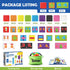 3 4 5 1-10, 3-5 4-8 Magnetic Blocks World Building Blocks Edition, STEM Educational Montessori Sensory Learning