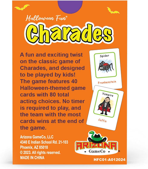 Halloween Fun Charades Game