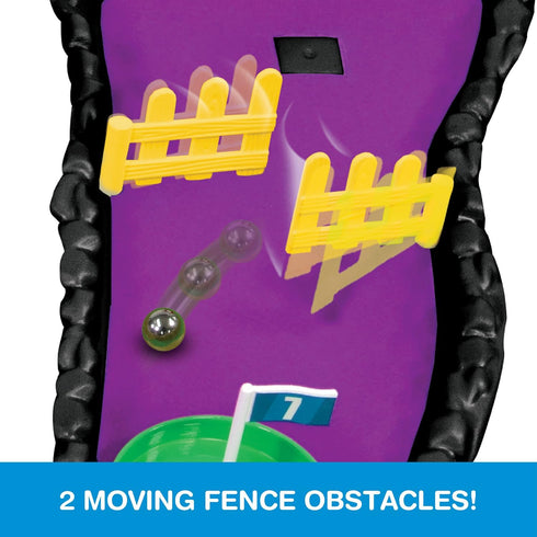 Game Zone Mini Golf - Interactive Tabletop Game with 9 Holes and Moving Obstacles for 1-4 Players Ages 6+