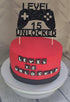 Level 15 Unlocked Cake Topper - Video Game Cake Topper for 15th Birthday Party Decoration