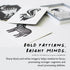 Wee Gallery Art Cards for Baby - Durable High Contrast Black and White Animal Flashcards for Newborns, Sensory Toys,