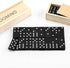 Hungdao 24 Pack Mini Dominoes Set, Double 6 Wooden Miniature Classic Board Games for Adults with Travel Box